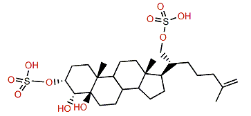 5b-Cholest-25-en-3a,4a,5,21-tetrol 3,21-disulfate